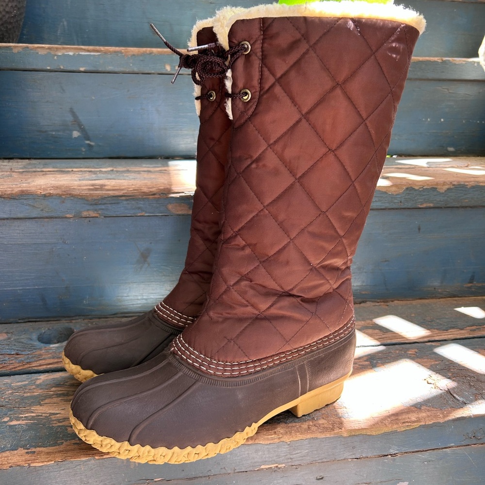 LL BEAN Quilted Tall Boot